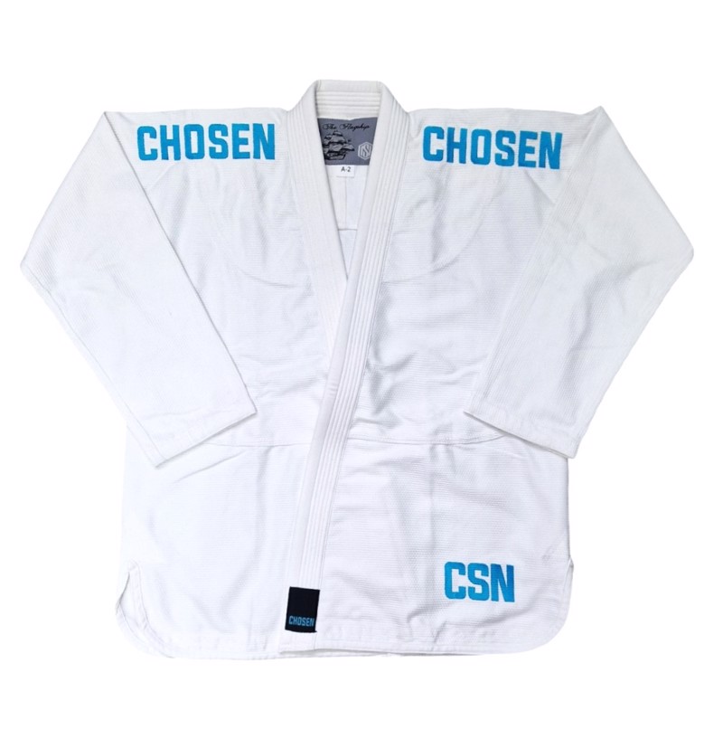 CHOSEN Flagship STOLI BJJ Gi - white/tiffany blue